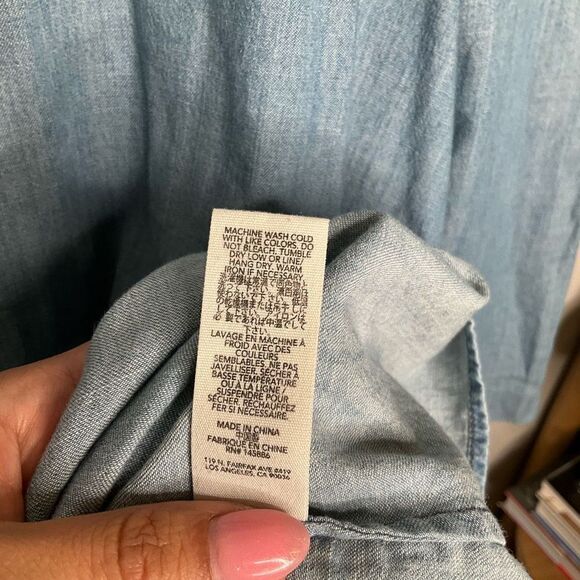 The Great. Chambray Dress - Picture 9 of 9